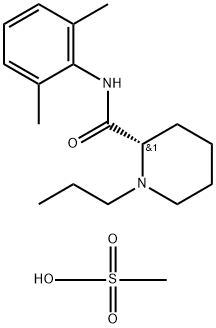 Ropivacaine Mesilate Structure