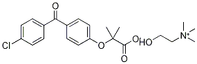 Choline Fenofibrate Structure