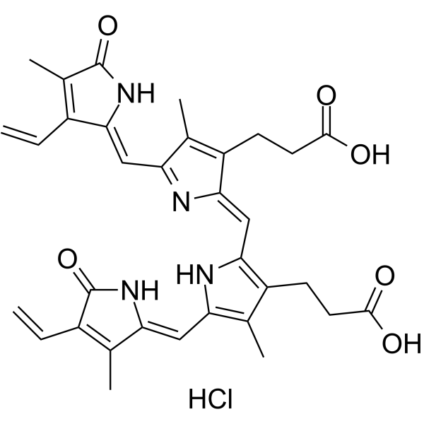 Biliverdin hydrochloride Structure