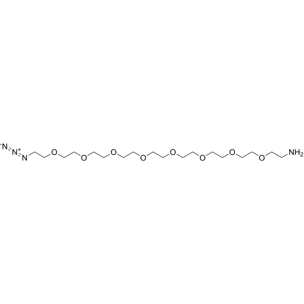 Azido-PEG8-amine  Structure