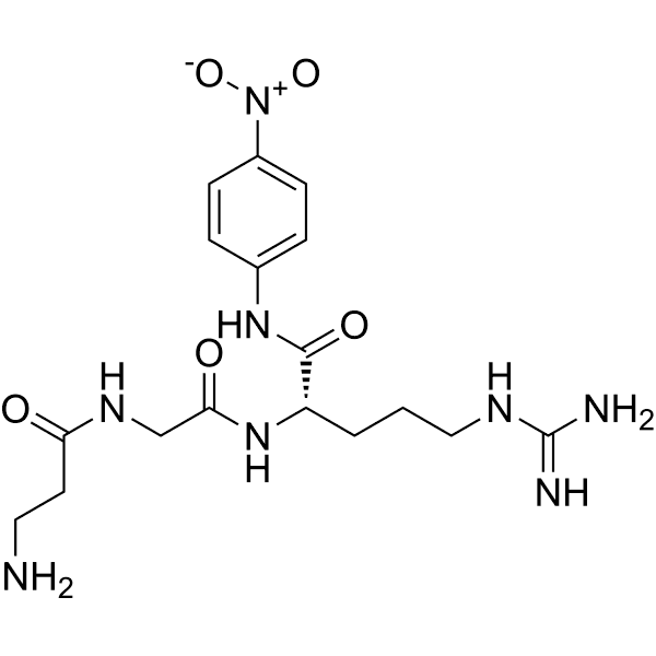 β-Ala-Gly-Arg-pNA Structure