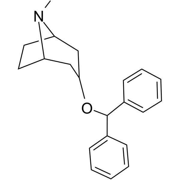 Benztropine Structure