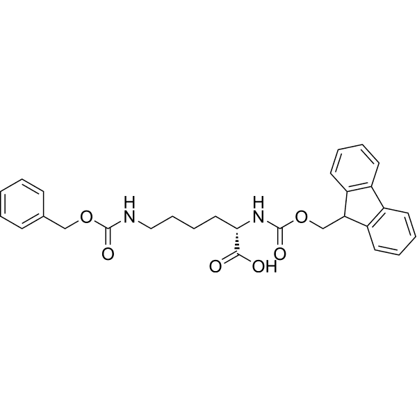Fmoc-Lys(Z)-OH Structure