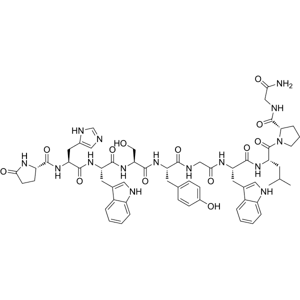 Luteinizing Hormone Releasing Hormone (LH-RH), salmon Structure