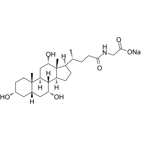 Glycocholic acid sodium  Structure