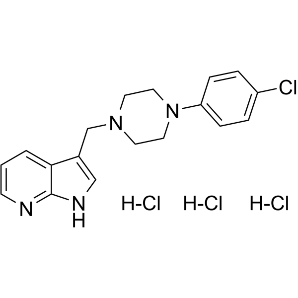 L-745870 trihydrochloride  Structure
