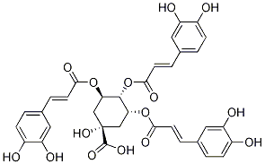 3,4,5-Tricaffeoylquinic acid Structure