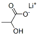 Lithium lactate Structure