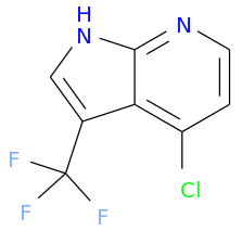 4-Chloro-3-(trifluoromethyl)-1H-pyrrolo[2,3-b]pyridine Structure