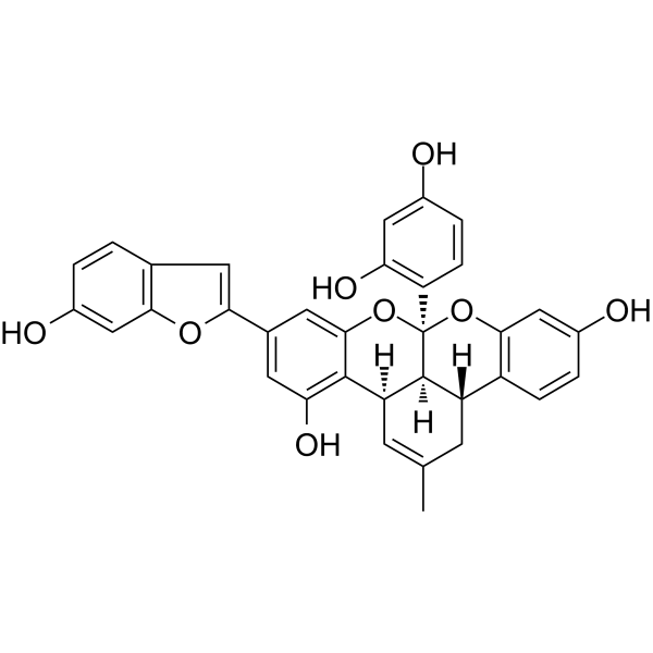 Mulberrofuran G  Structure