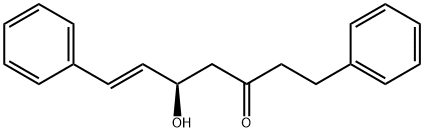 5-Hydroxy-1,7-diphenyl-6-hepten-3-one Structure