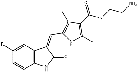 N,N-Didesethyl Sunitinib Hydrochloride Structure
