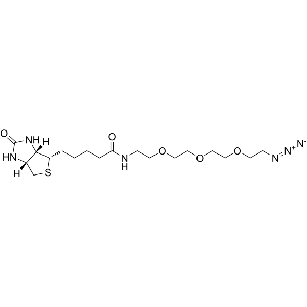 Biotin-PEG3-azide Structure