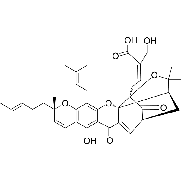 30-Hydroxygambogic acid Structure