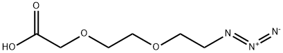 Azido-PEG2-CH2COOH Structure