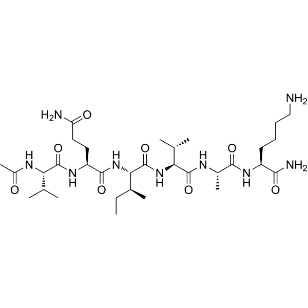 Acetyl-PHF6YA amide Structure