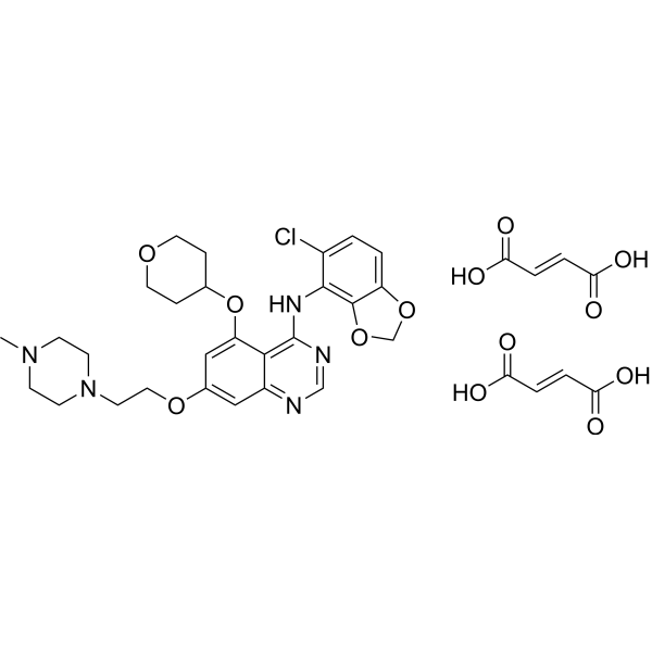 Saracatinib difumarate Structure