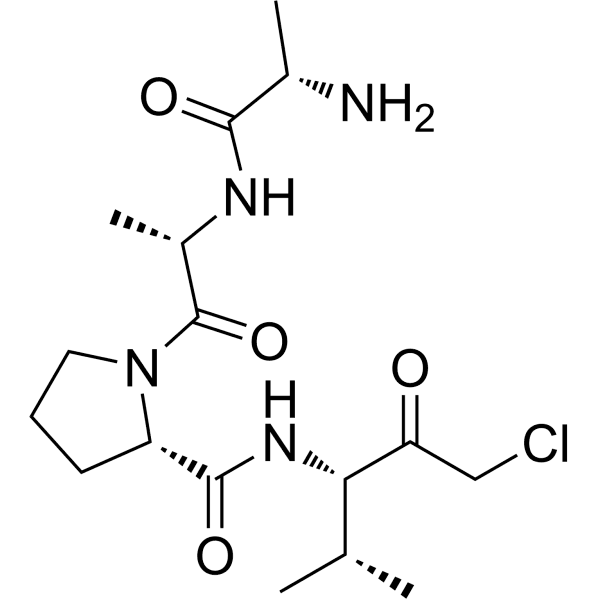 Ala-Ala-Pro-Val-chloromethylketone Structure