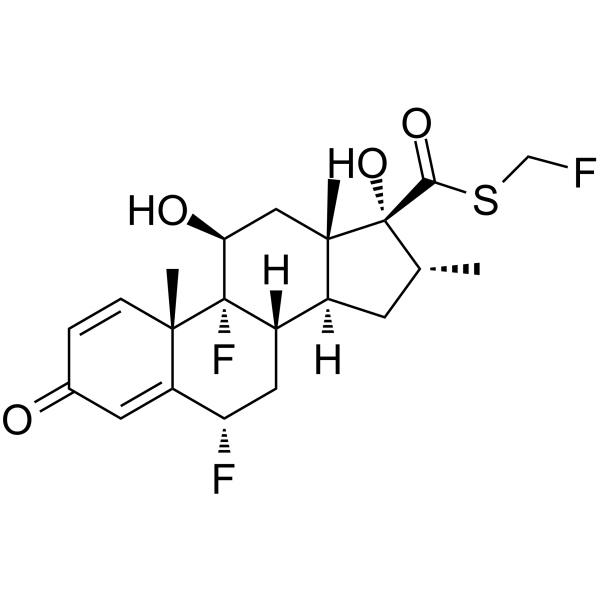 Fluticasone Structure