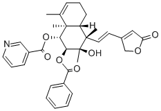 Scutebarbatine B Structure