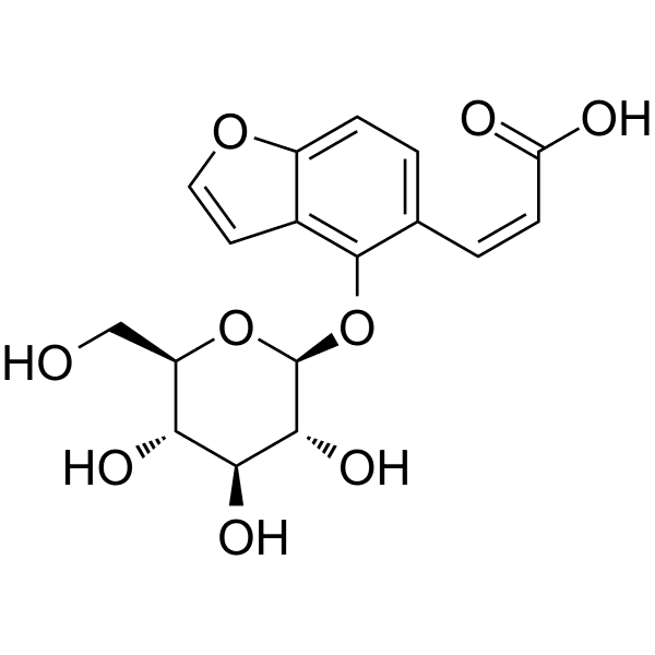 Isopsoralenoside Structure