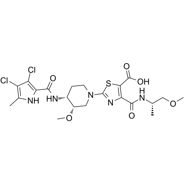 AZD5099  Structure