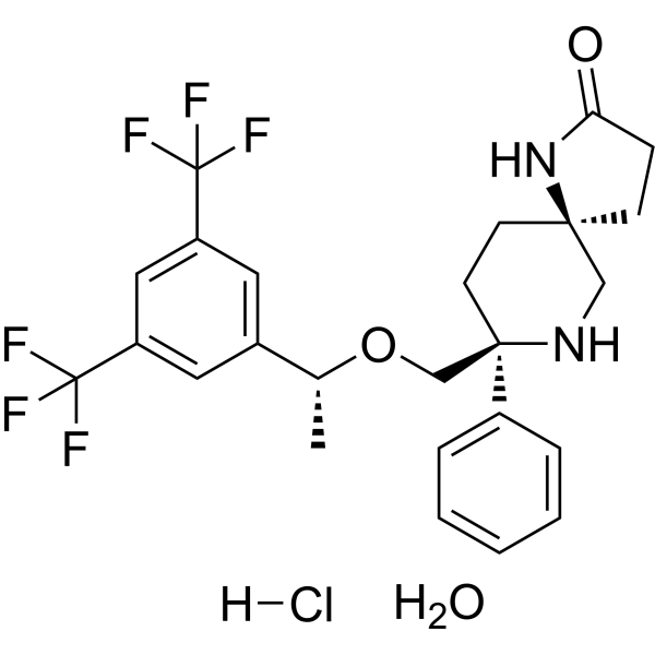 Rolapitant hydrochloride hydrate Structure