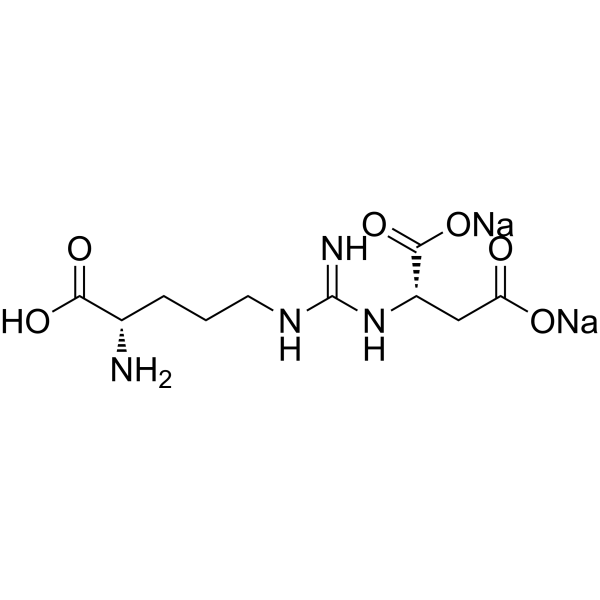 Argininosuccinic acid disodium Structure