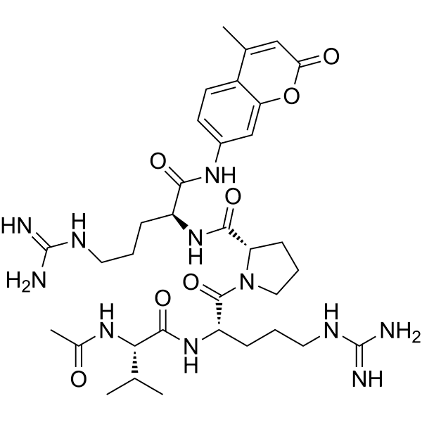 Ac-VRPR-AMC Structure