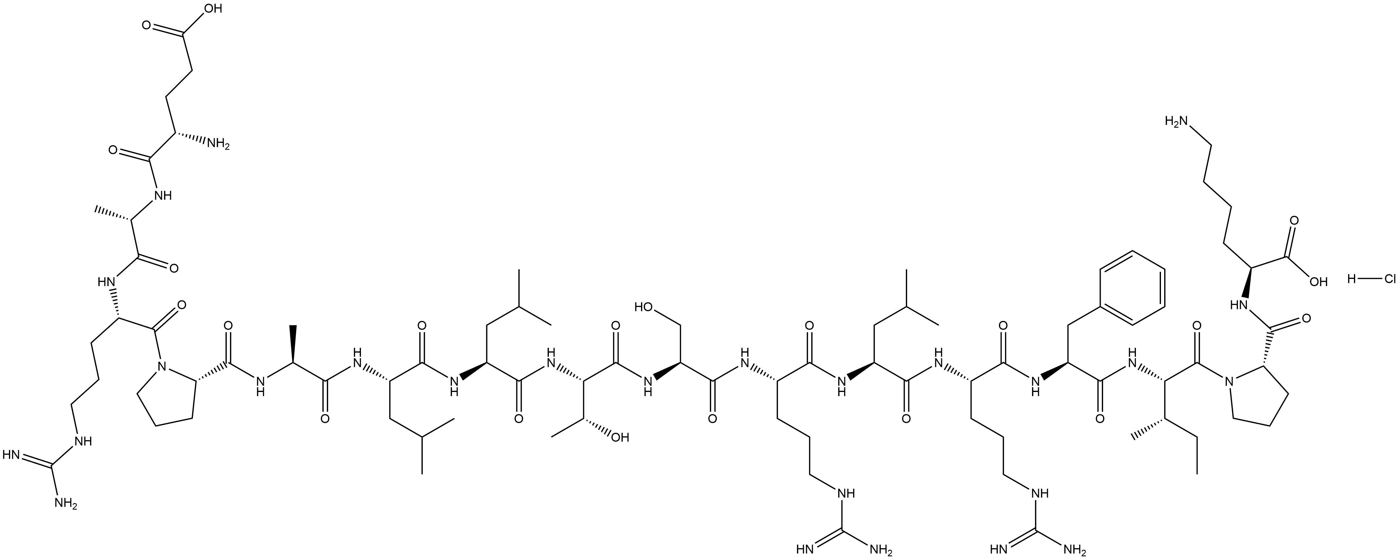Tertomotide hydrochloride Structure