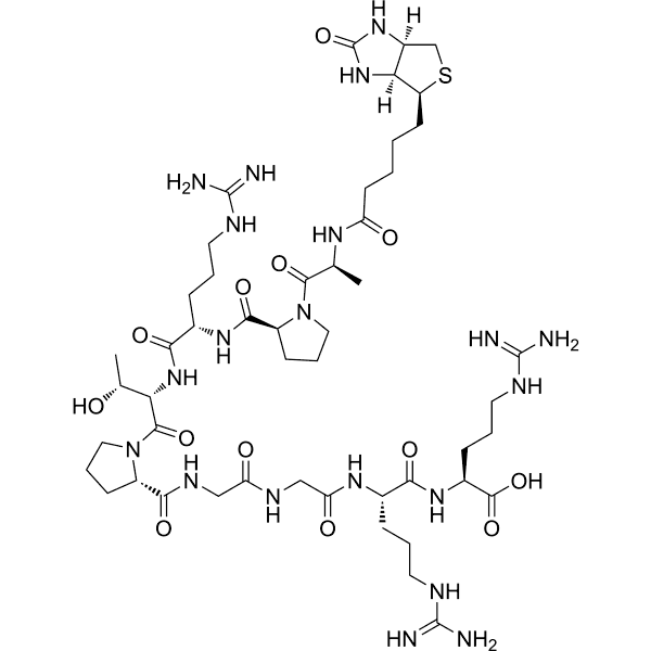 Biotin-myelin basic protein (94-102) Structure