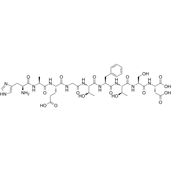 HAEGTFTSD Structure