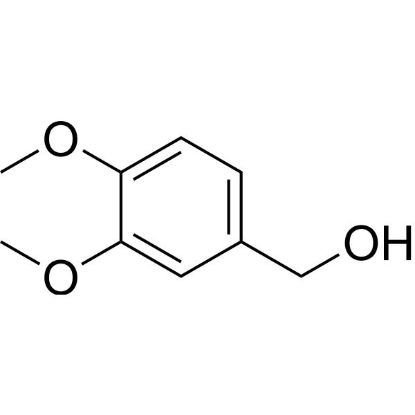 3,4-Dimethoxybenzyl Alcohol Structure