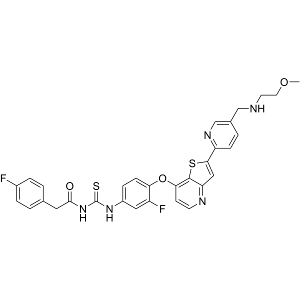 Glesatinib Structure