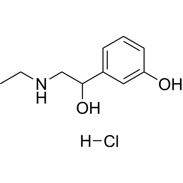 Etilefrine hydrochloride Structure
