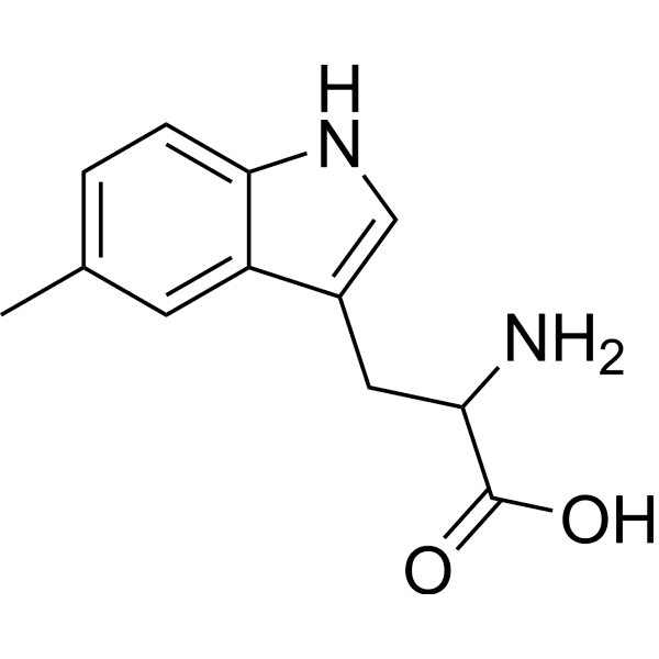 5-Methyl-DL-tryptophan Structure