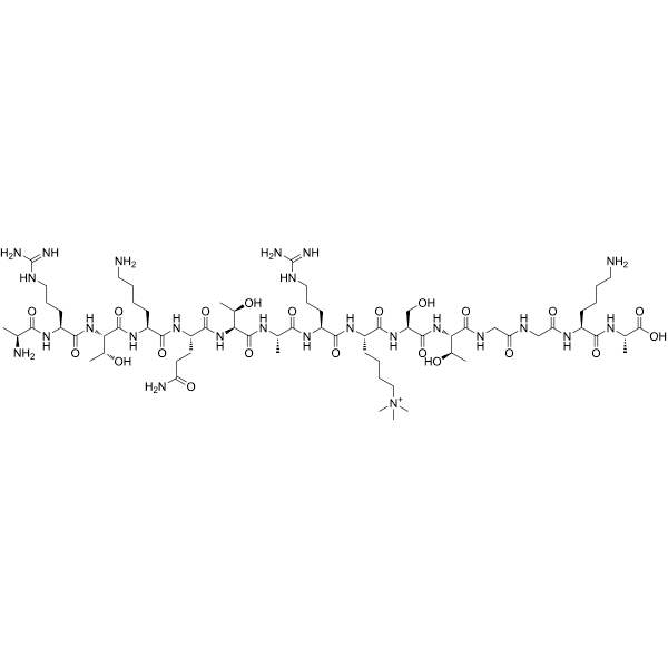 Histone H3K9me3 (1-15) Structure