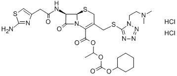 Cefotiam Hexetil Hydrochloride Structure