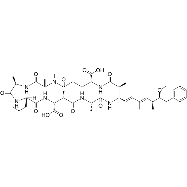 Microcystin-LA Structure