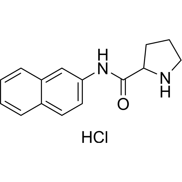 L-Proline β-naphthylamide hydrochloride Structure