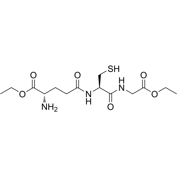 Glutathione diethyl ester Structure