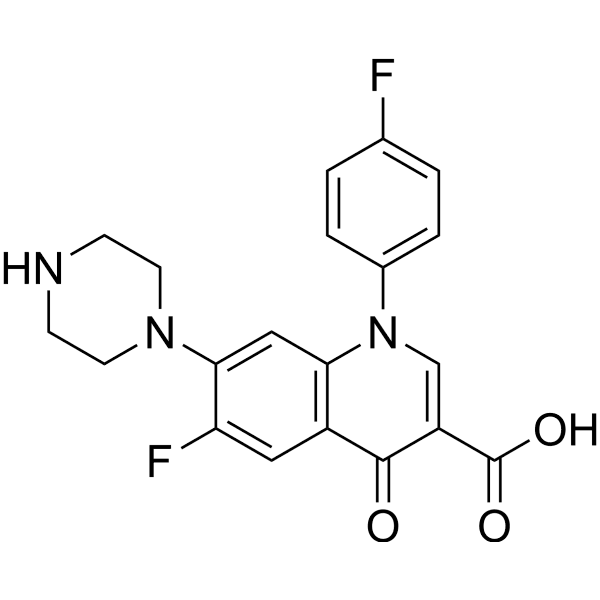 Sarafloxacin Structure