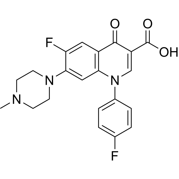 Difloxacin  Structure