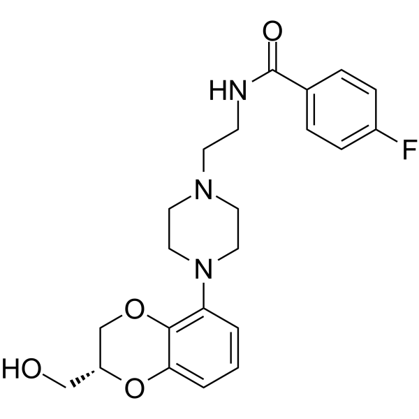 Flesinoxan  Structure