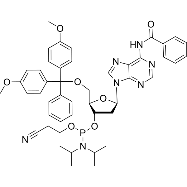 DMT-dA(Bz)-CE Structure