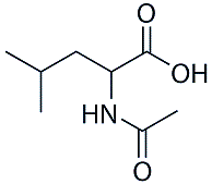 Acetylleucine Structure