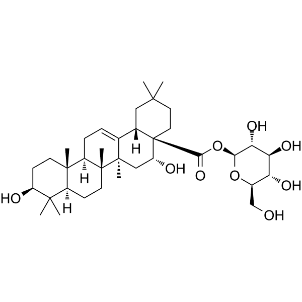 Echinocystic acid 28-O-beta-D-glucoside Structure