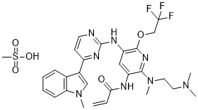 AST2818 mesylate Structure