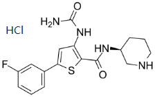 AZD7762 hydrochloride Structure