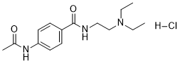 Acecainide HCl Structure